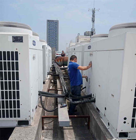 海拉尔中央空调制热和不制冷系统维修方法